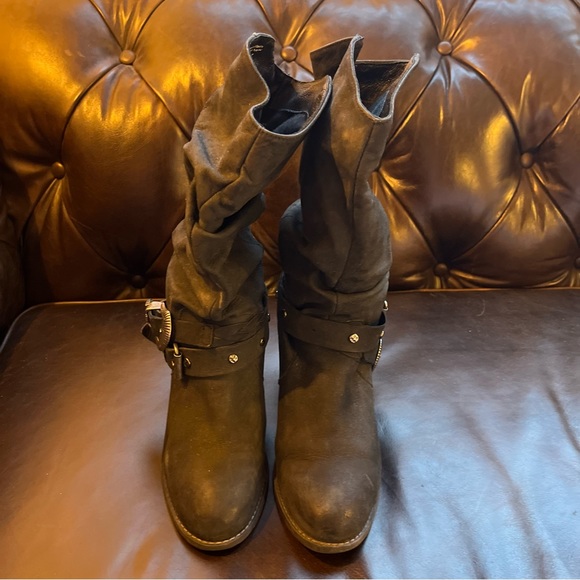 Women’s black cowboy boots size 8.5 - Picture 6 of 8